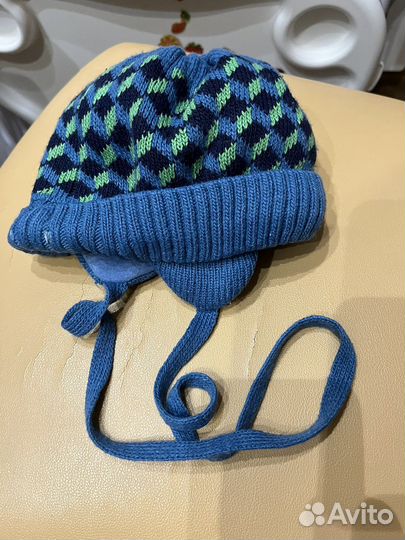 Шапка зимняя для малыша 38-40
