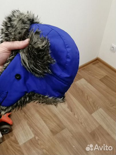 Шапка зимняя ушанка poivre blanc