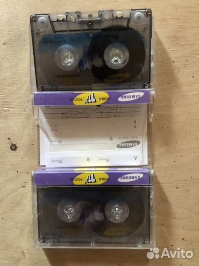 Аудиокассета новая чистая