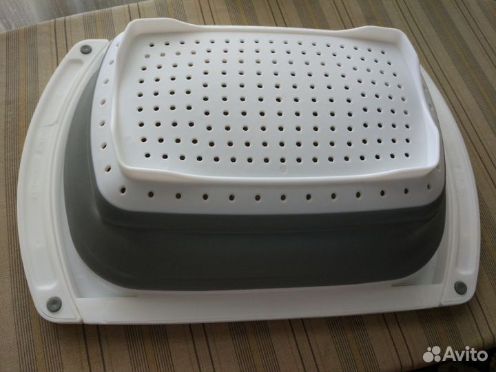 Дуршлаг силиконовый складной