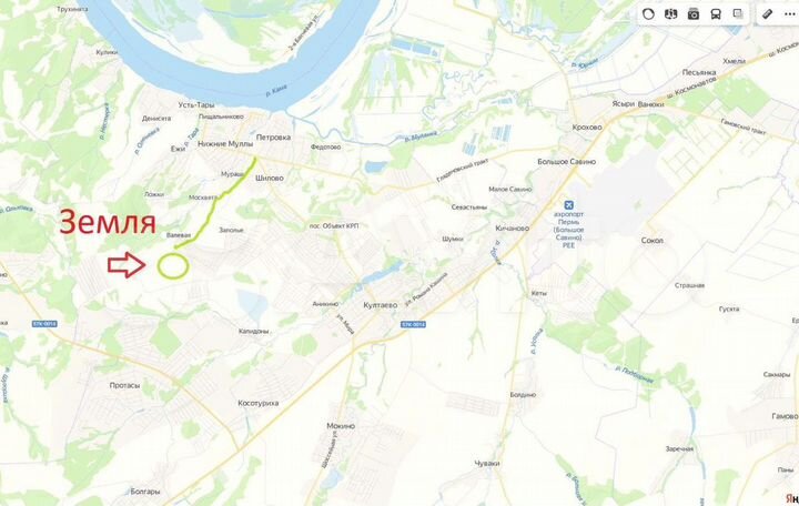 Участок 8,4 га (ИЖС)