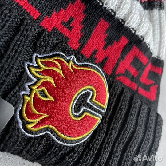 Шапка зимняя NHL Calgary Flames