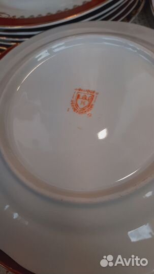Старинный, редкий столовый сервиз СССР