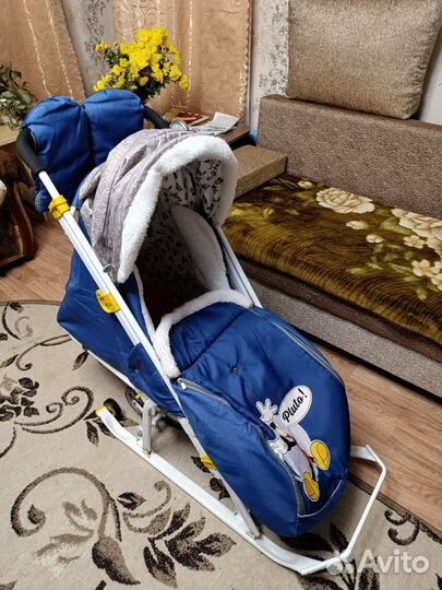 Коляска санки