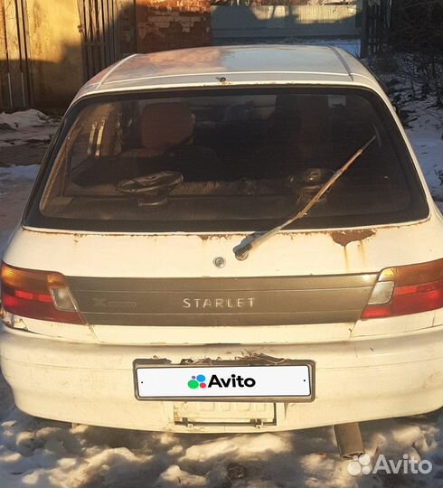 Toyota Starlet 1.3 AT, 1991, битый, 200 000 км