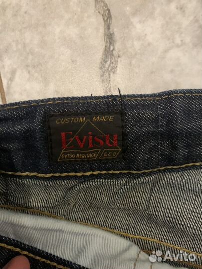 Джинсовые шорты evisu (оригинал)