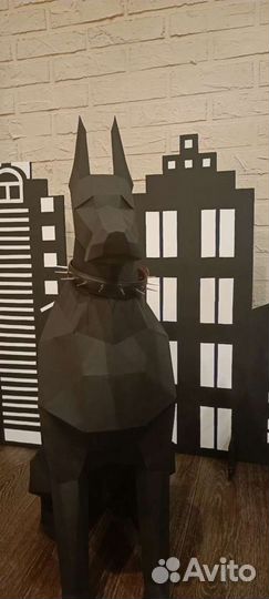 Полигональный доберман