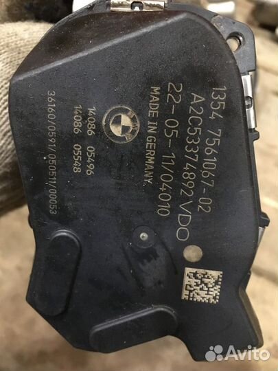 Заслонка дроссельная электрическая BMW 120 E 87