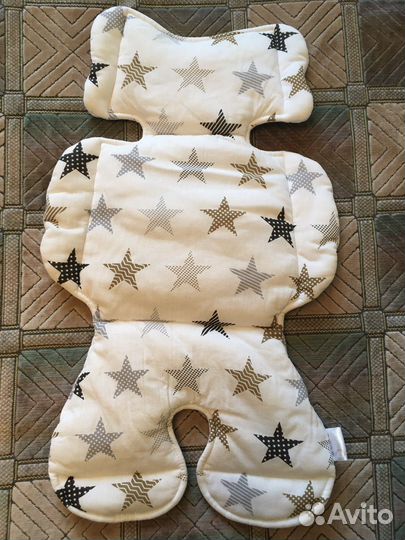 Вкладыш-матрасик в автокресло, стульчик, коляск