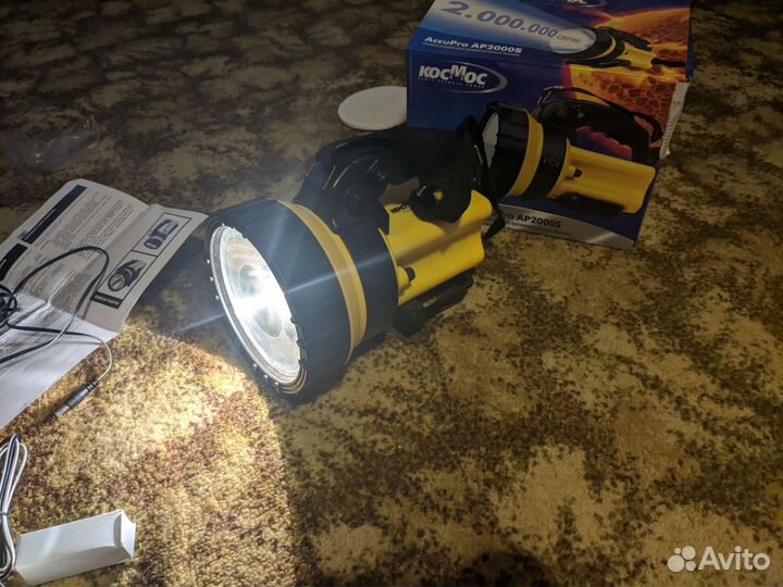 Аккумуляторный фонарик космос AP2000S