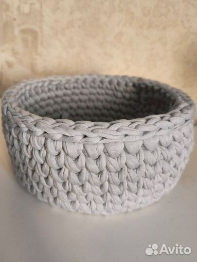 Интерьерная корзина ручной работы