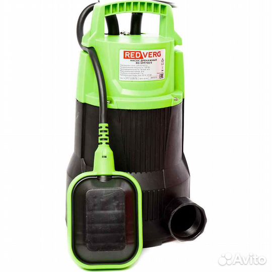 Насос дренажный redverg RD-SPP750/5