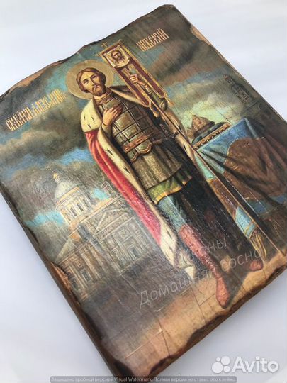 Панно Икона Александр Невский Святой