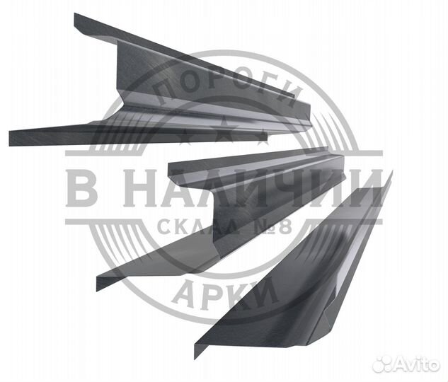 Ремонтный порог правый Dodge Caravan 4