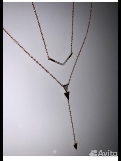 Золотое колье с Бриллиантами