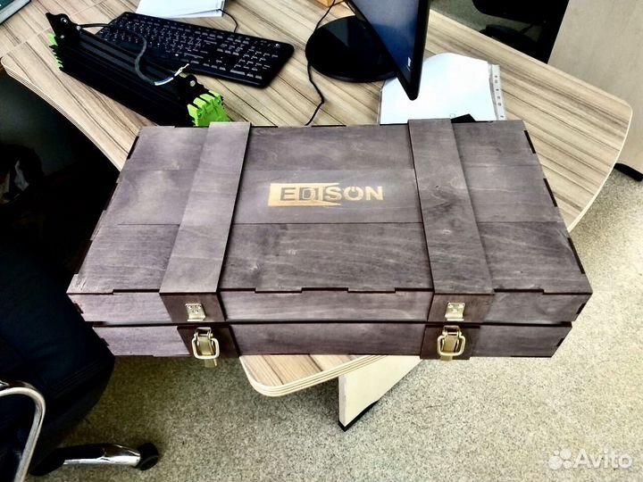 Деревянная коробочка с Вашим логотипом