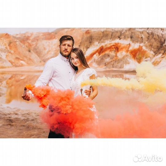 Цветной дым, заряд 0,8 дюйма, опти, 60 сек, цена з