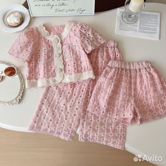 Крутой костюм комплект детский тройка для девочки