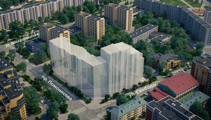 1-к. квартира, 50,1 м², 13/15 эт.