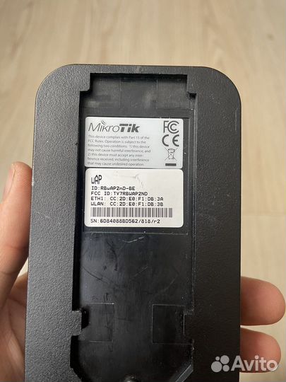 Точка доступа Mikrotik rbwap2nD-BE