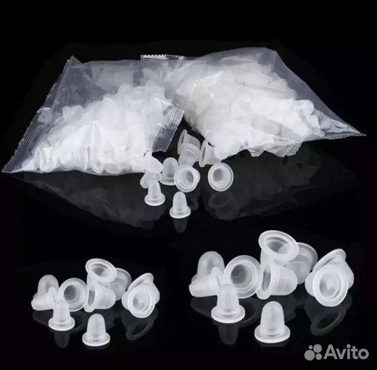 Силиконовые колпачки для пигмента