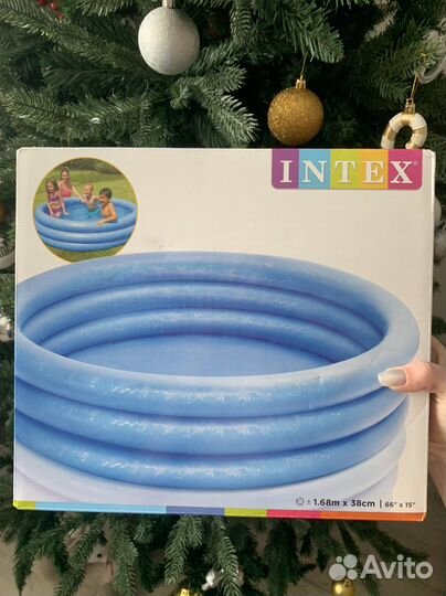 Надувной бассейн новый