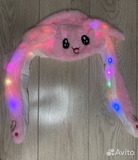 Шапка с ушами зайца