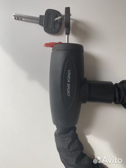 Замок с цепью для велосипеда и мотоцикла