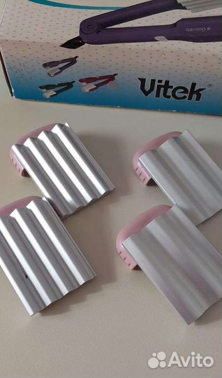 Щипцы для волос vitek гофре/ волна / выпрямитель
