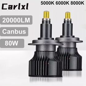 Лампочки светодиодные Carlxl Н7 6000К (2шт.)