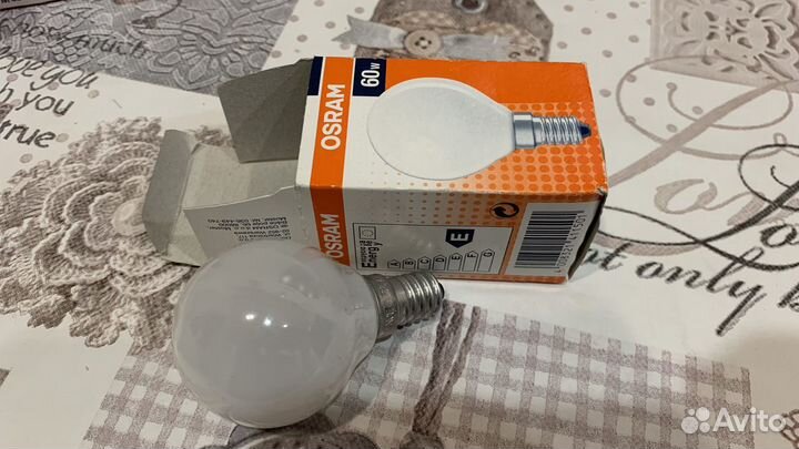 Лампа накаливания Osram E14