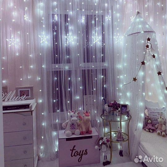 Гирлянда штора