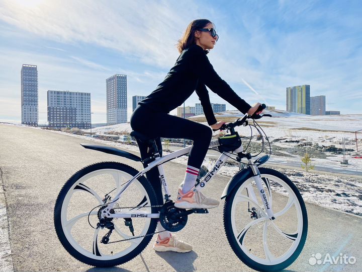 Велосипед на литых дисках