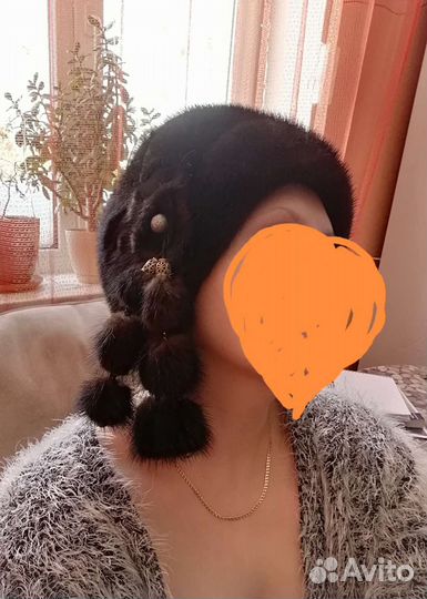 Шапка норковая женская