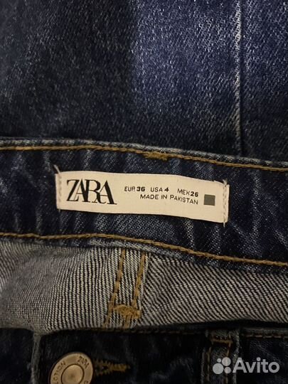 Джинсы zara 36