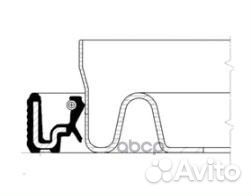 Сальник коленчатого вала 20034934B Corteco