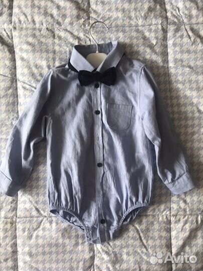 Рубашка на мальчика с бабочкой