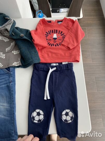Детские вещи пакетом на мальчика 74 80
