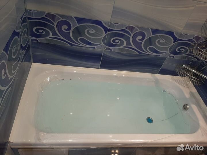 Реставрация чугунной,акриловой ванны