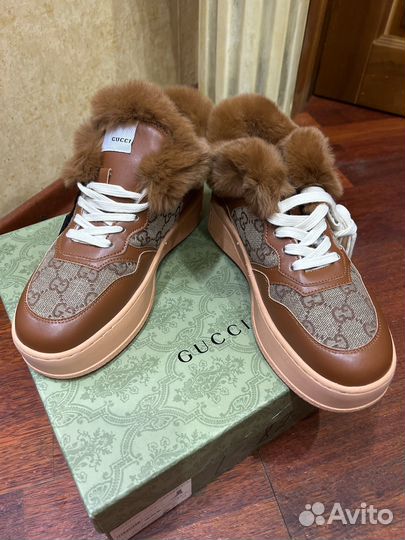 Gucci новые зимние кроссовки