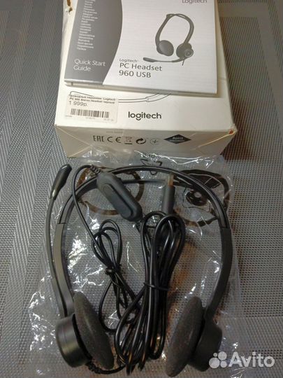 Наушники logitech pc 960