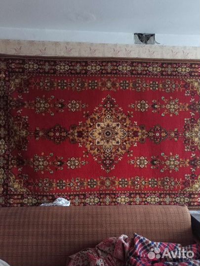 Ковер шерстяной ссср,с олимпийской символикой