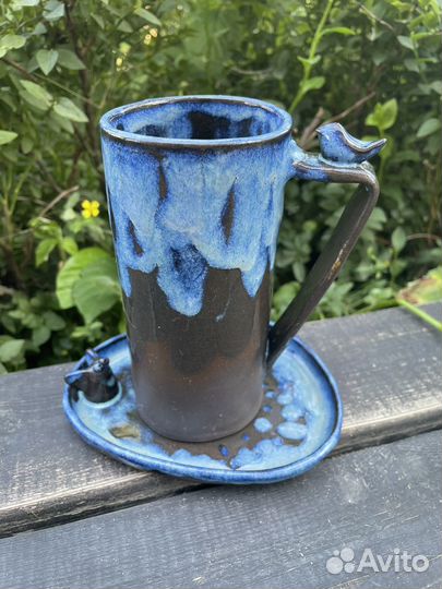 Кружка керамика ручная работа