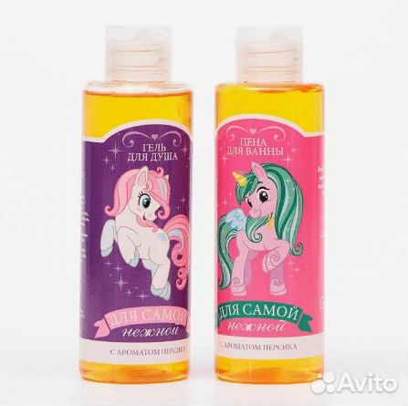 Набор для девочки (Гель для душа + шампунь/пена дл