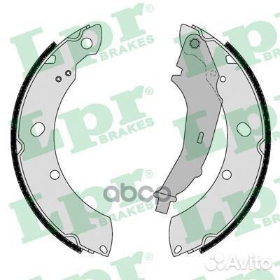 Колодки тормозные барабанные 01182 01182 Lpr