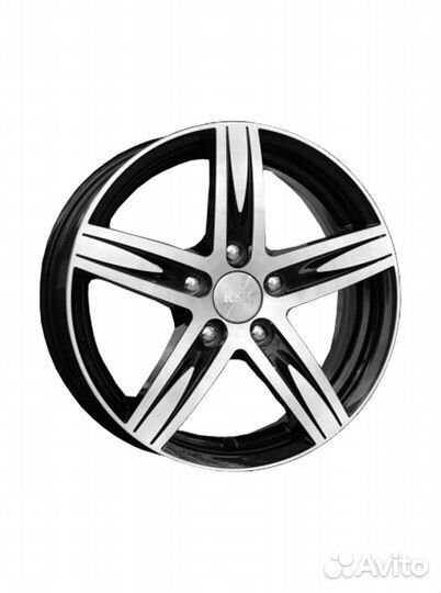 Диск K&K Андорра Алмаз Черный 7,5*18/5*114,3 d60,1