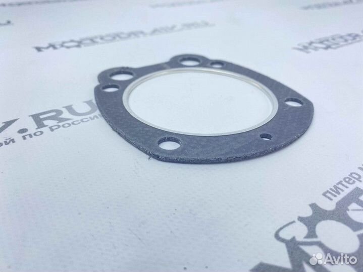 Прокладка Урал головки пар. обвальцованная кольцом