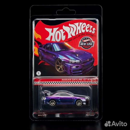 Hot wheels rlc nissan skyline gt-r (r-34)