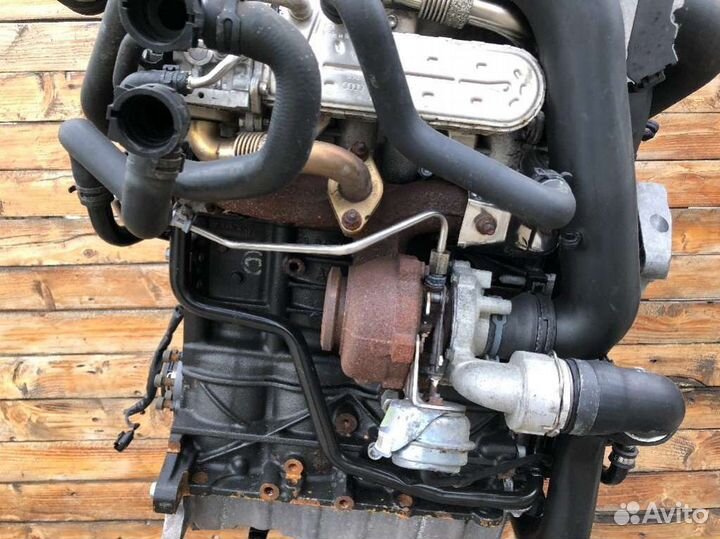 Двигатель volkswagen touran 1 BXF 1.9 дизель 2008