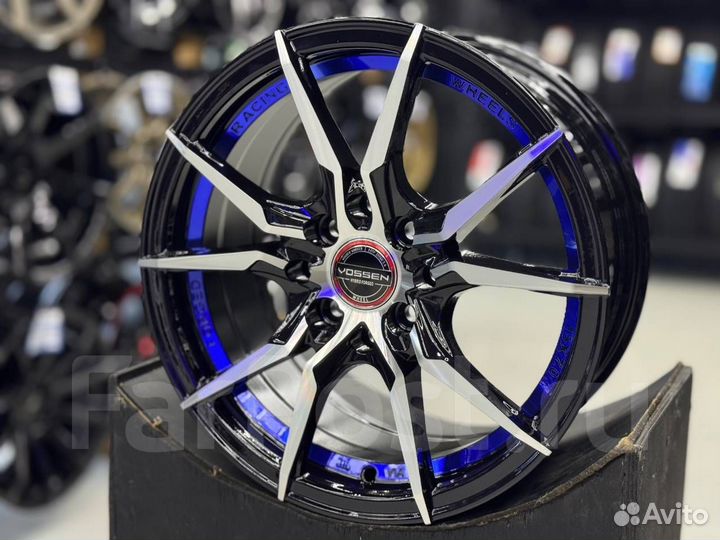 R15 4/100/114.3 (7j+et38) Диск литой YL8813 bmfblu